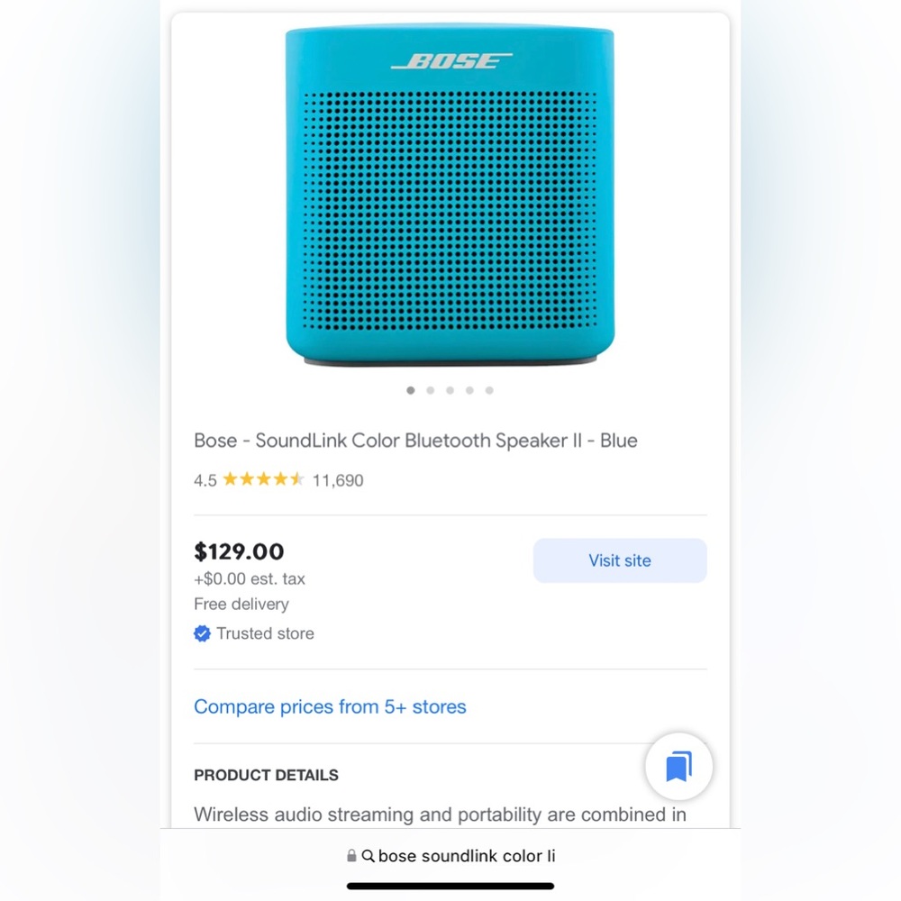 COPY - Bose Speaker NEW un-opened